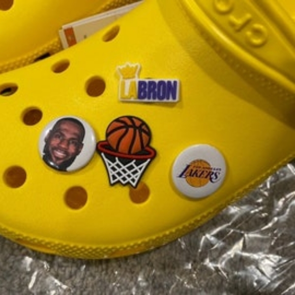 Lebron James Croc Jibbitz Shoes Lebron James Lakers Shoe Charms